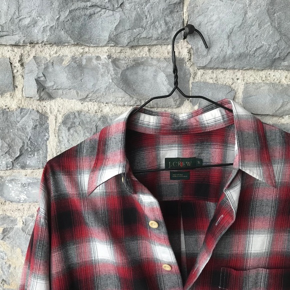 J CREW Flannel Shirt - Picture 1 of 5